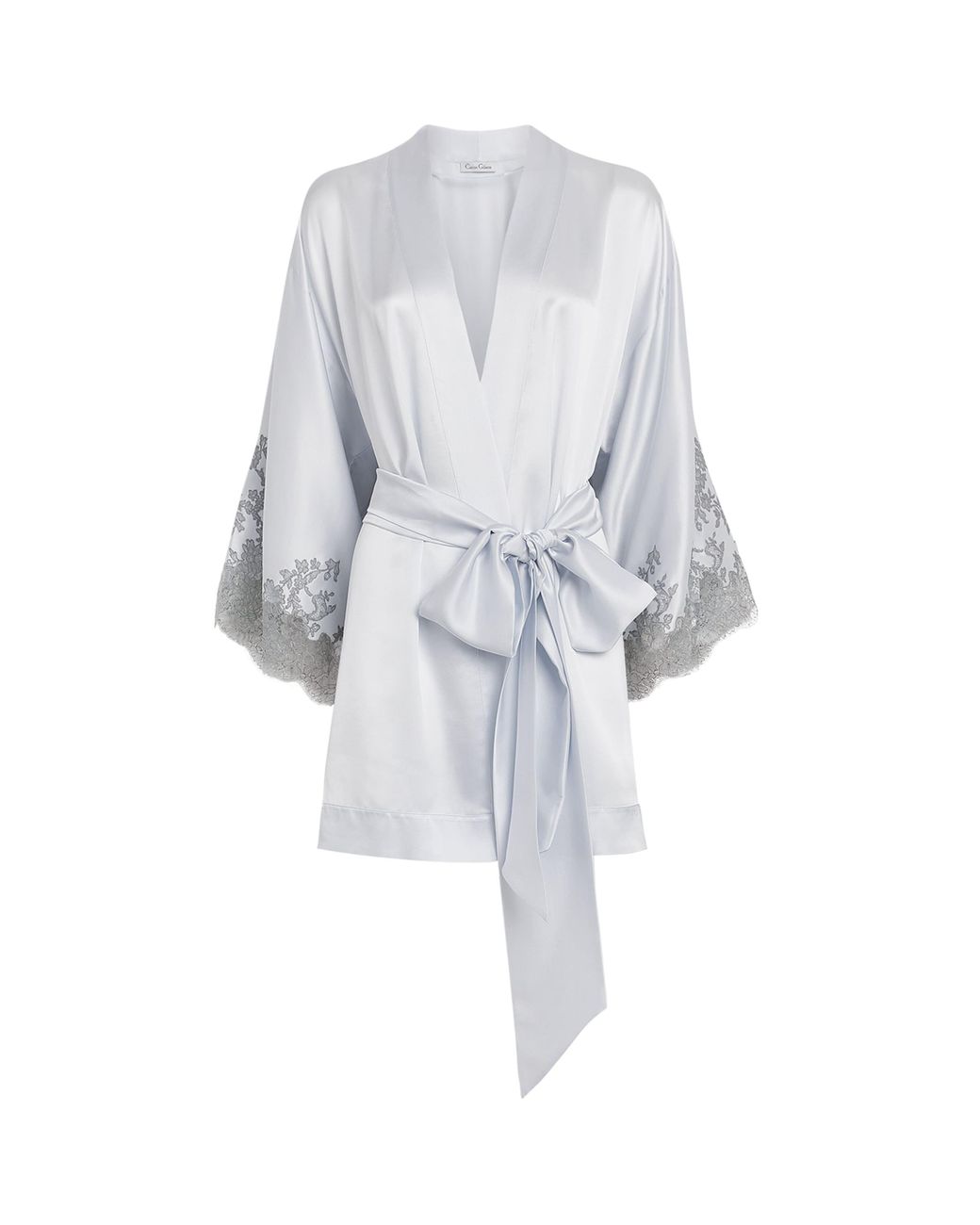 Carine Gilson Blue Short Silk Cérès Robe