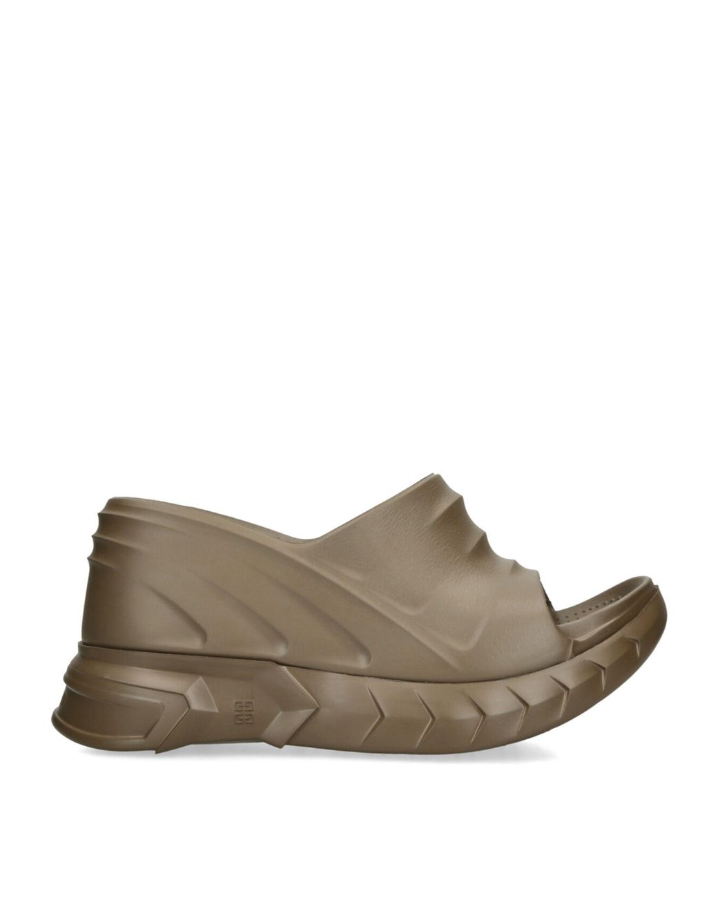 Givenchy Marshmallow Wedge Slides 120 in Brown | Lyst