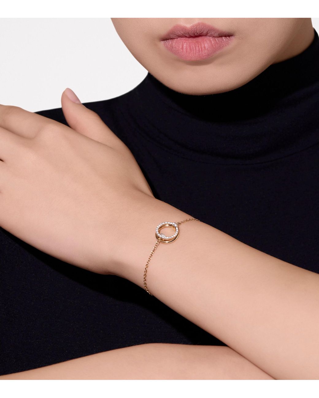 Pomellato Metallic And Diamond Together Bracelet