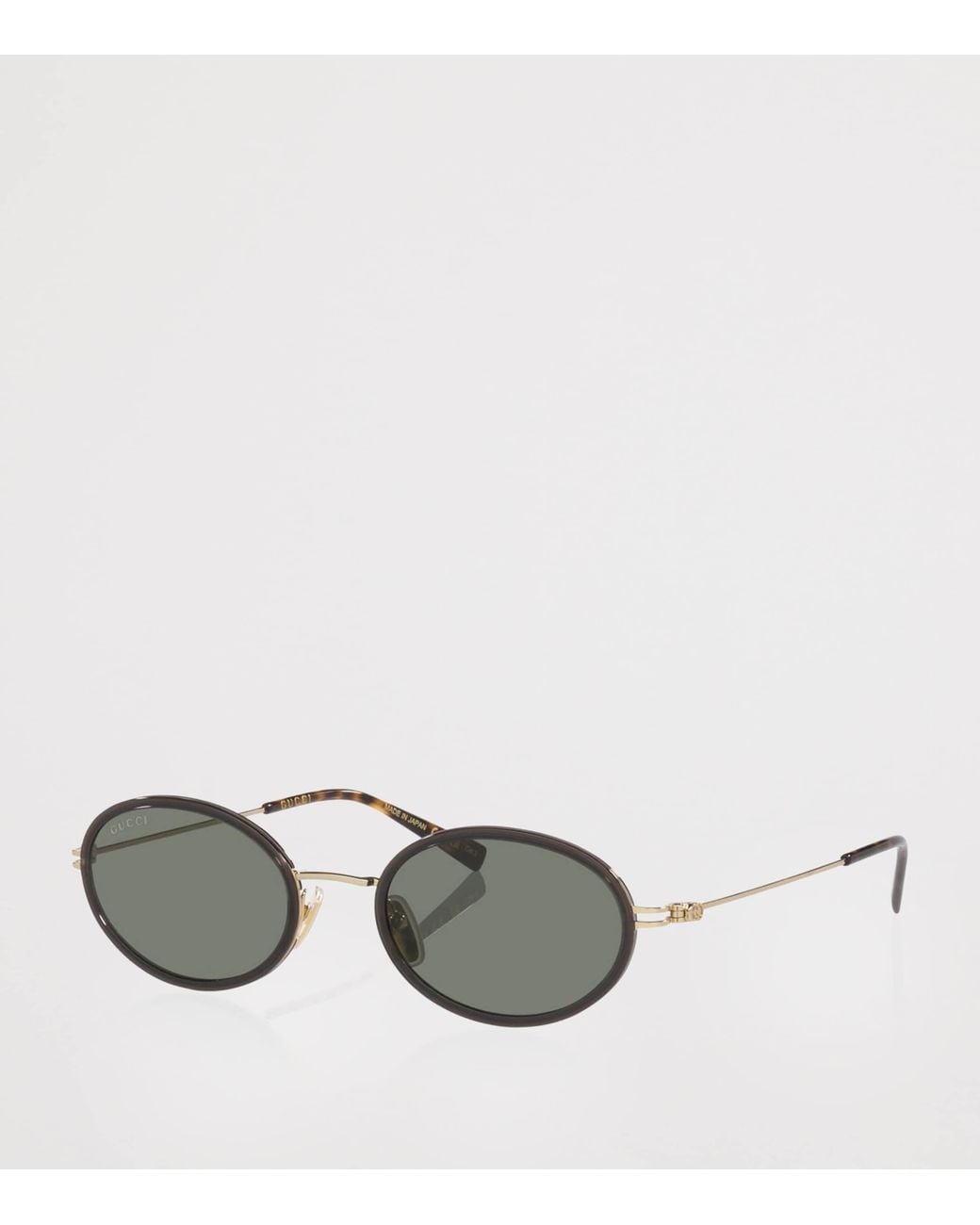 Gucci Gray Oval Sunglasses