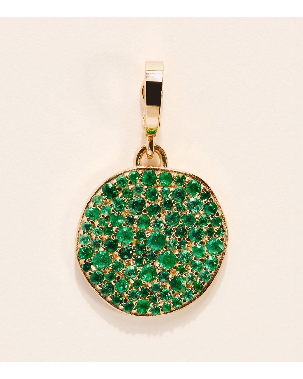 Azlee Green And Emerald Coins Charm