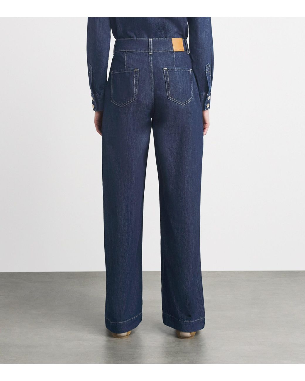 Claudie Pierlot Blue Barrel Jeans