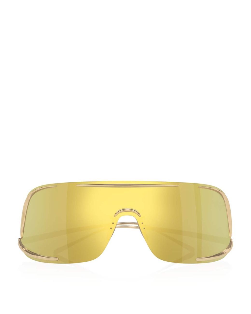 Loewe Yellow Signature Square One-Piece Sunglasses for men