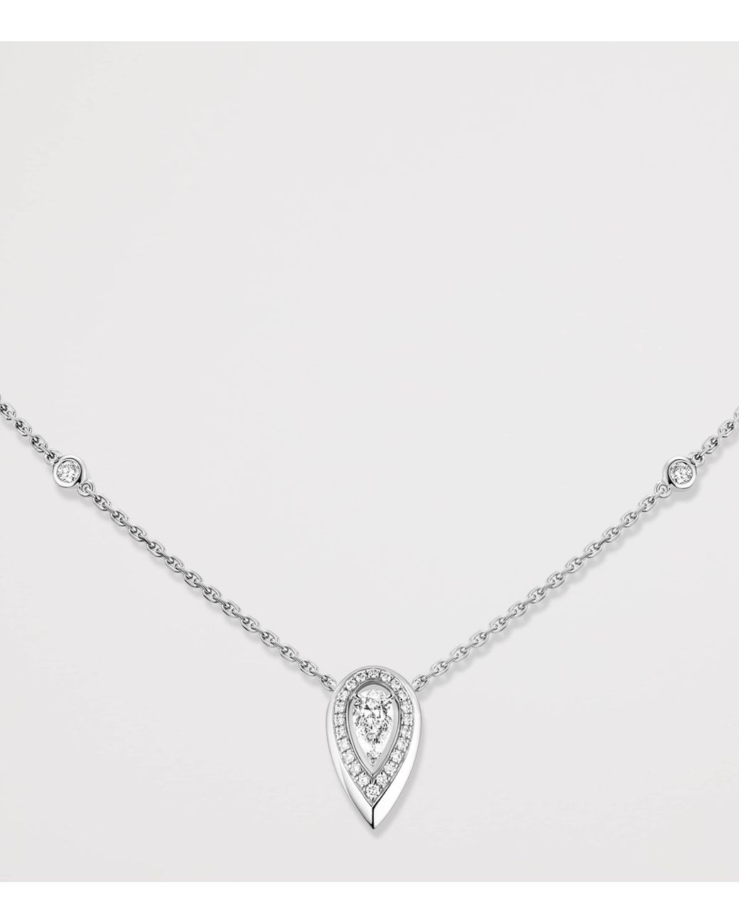 Messika Natural Fiery And Diamond Pendant Necklace