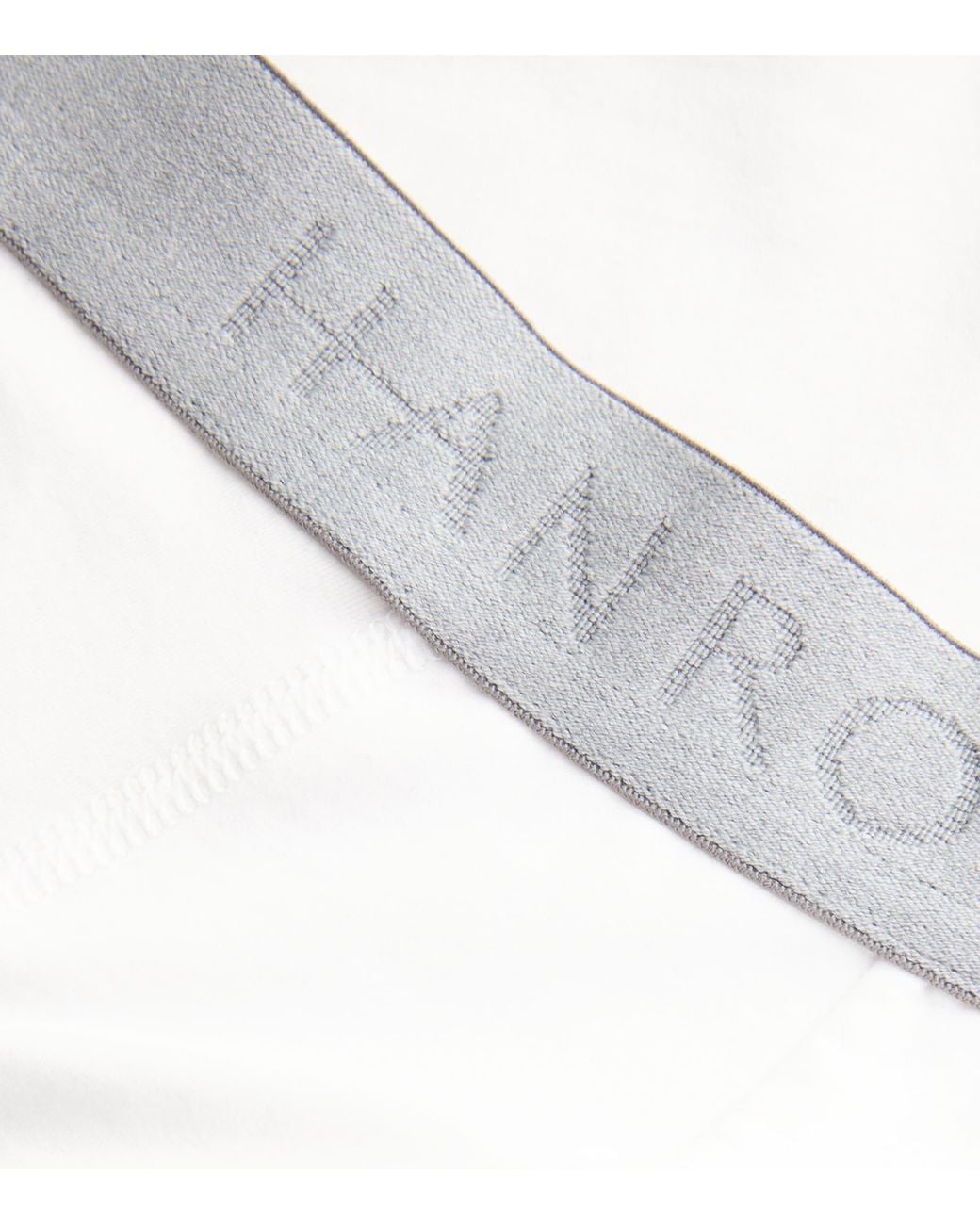 Hanro White Cotton-Blend Essential Briefs for men
