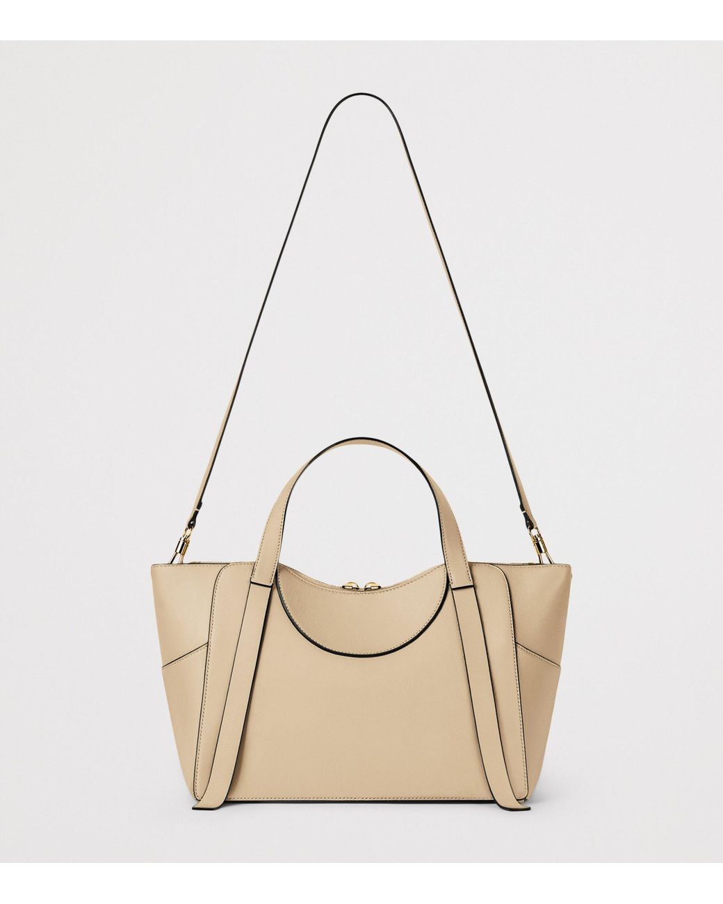 Givenchy Natural Medium Leather Snatch Top-Handle Bag