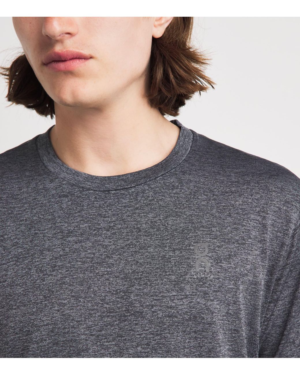 On Shoes Gray Train Flex T-Shirt for men