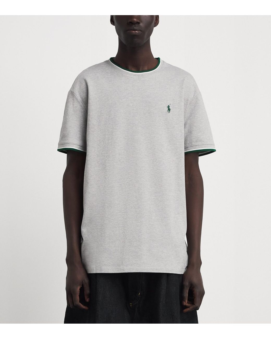 Polo Ralph Lauren Gray Stretch-Cotton T-Shirt for men