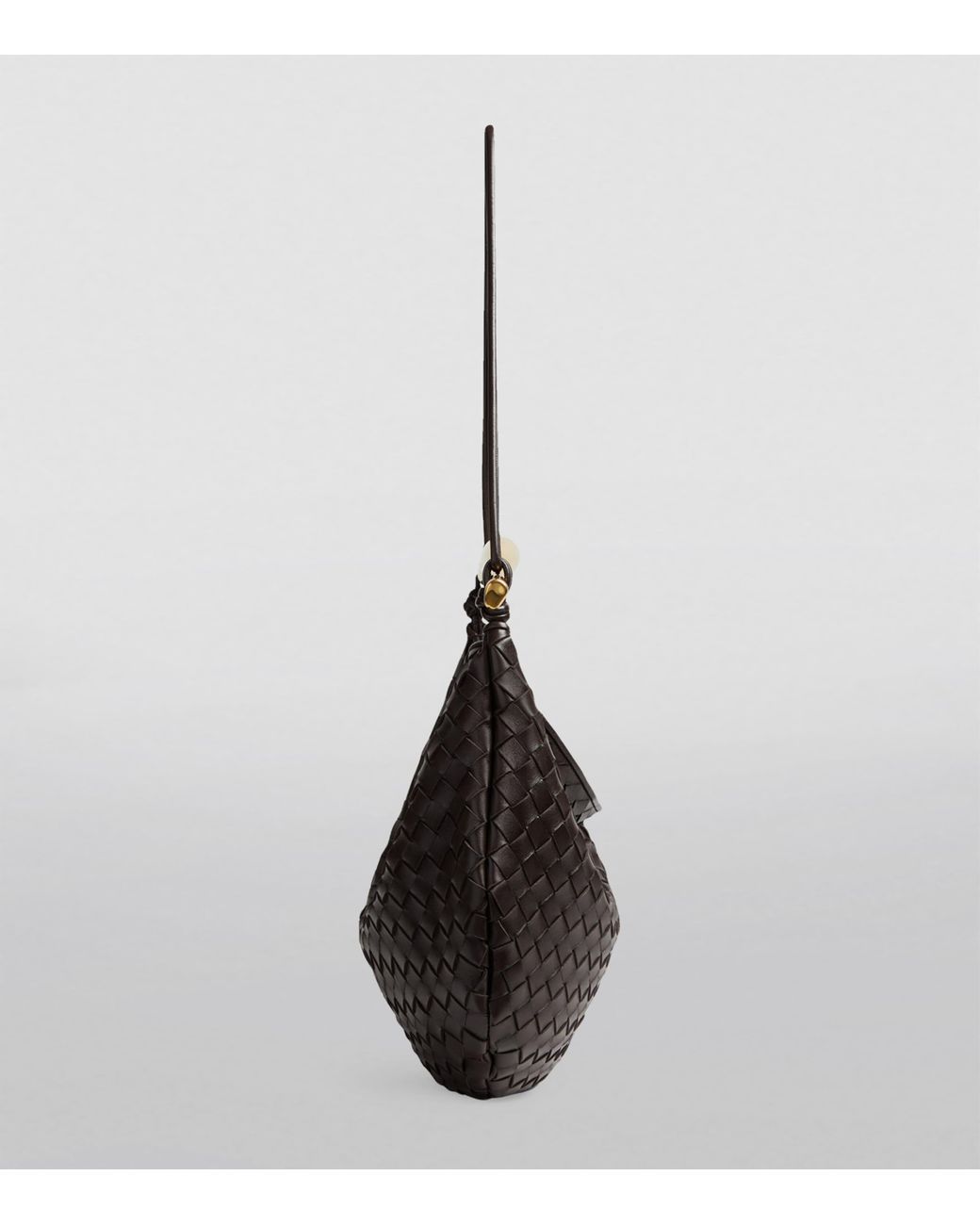 Bottega Veneta Black Medium Leather Sardine Shoulder Bag