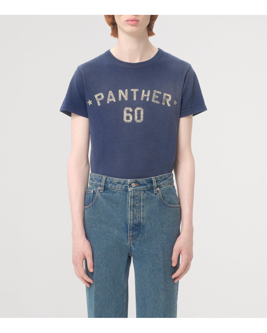 Tシャツ・カットソー VALENTINO FW25 Valentino Shirts Blue (7V3ABP76 AYASCJ) Valentino Cotton Printed T-Shirt in Blue for Men | Lyst