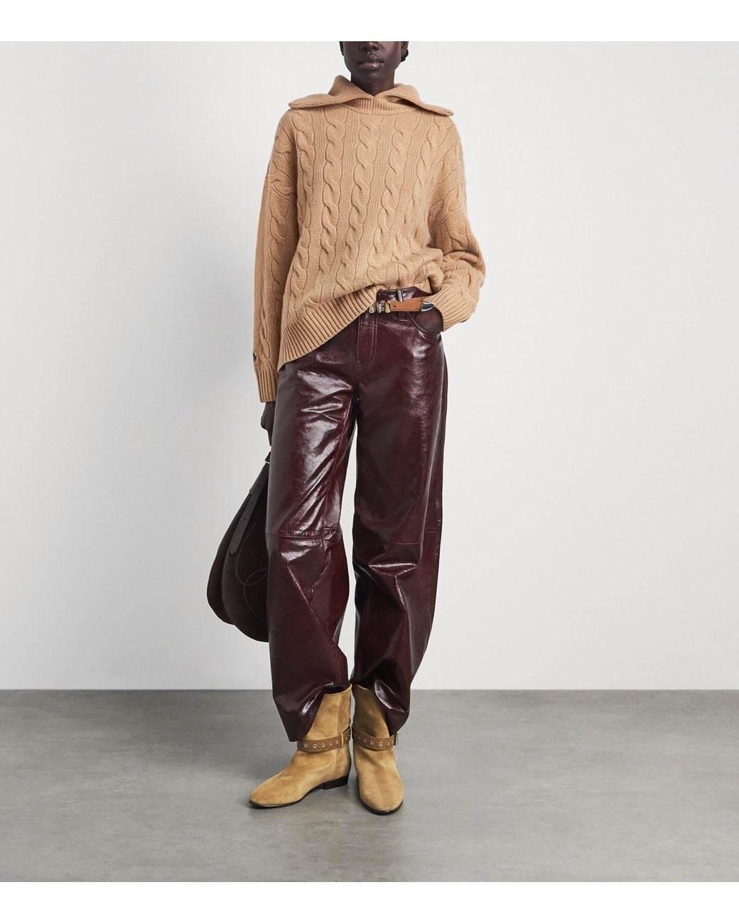 Polo Ralph Lauren Natural Wool-Cashmere Cable-Knit Sweater