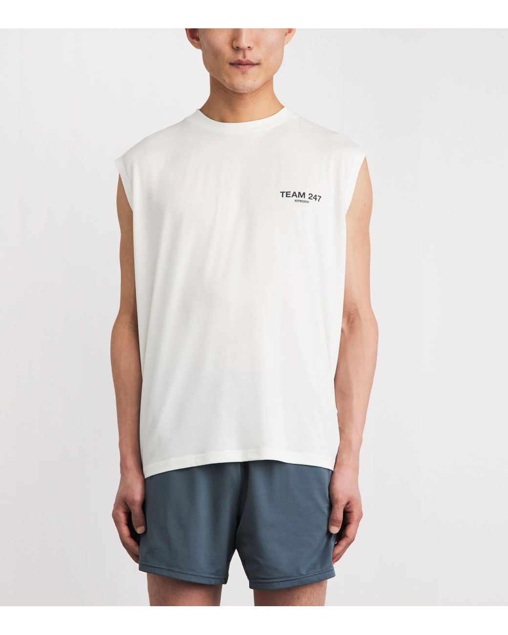 REPRESENT 247 White Team 247 Tank Top for men