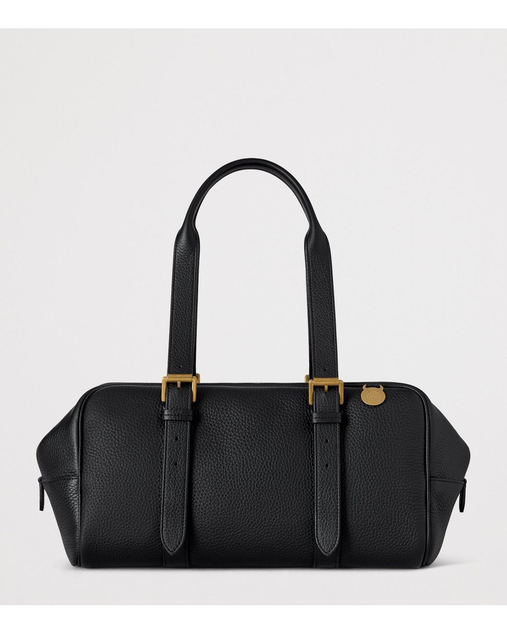 Mulberry Black Leather Boston Shoulder Bag