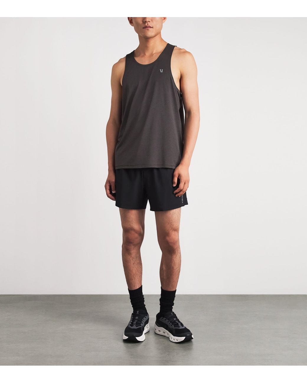 vuori Gray Terrain Tank Top for men