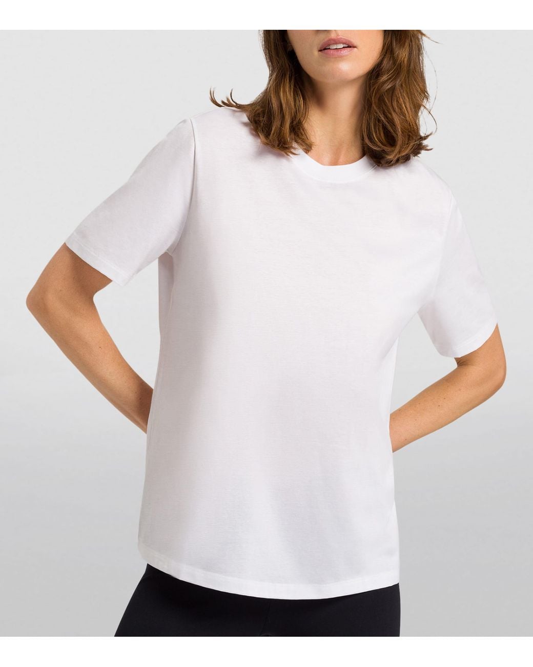 Hanro White Natural Living Short-Sleeved T-Shirt