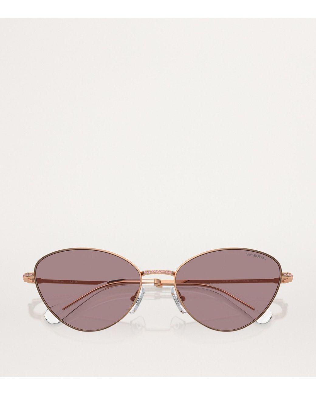 Swarovski Pink Metal Sk7014 Sunglasses