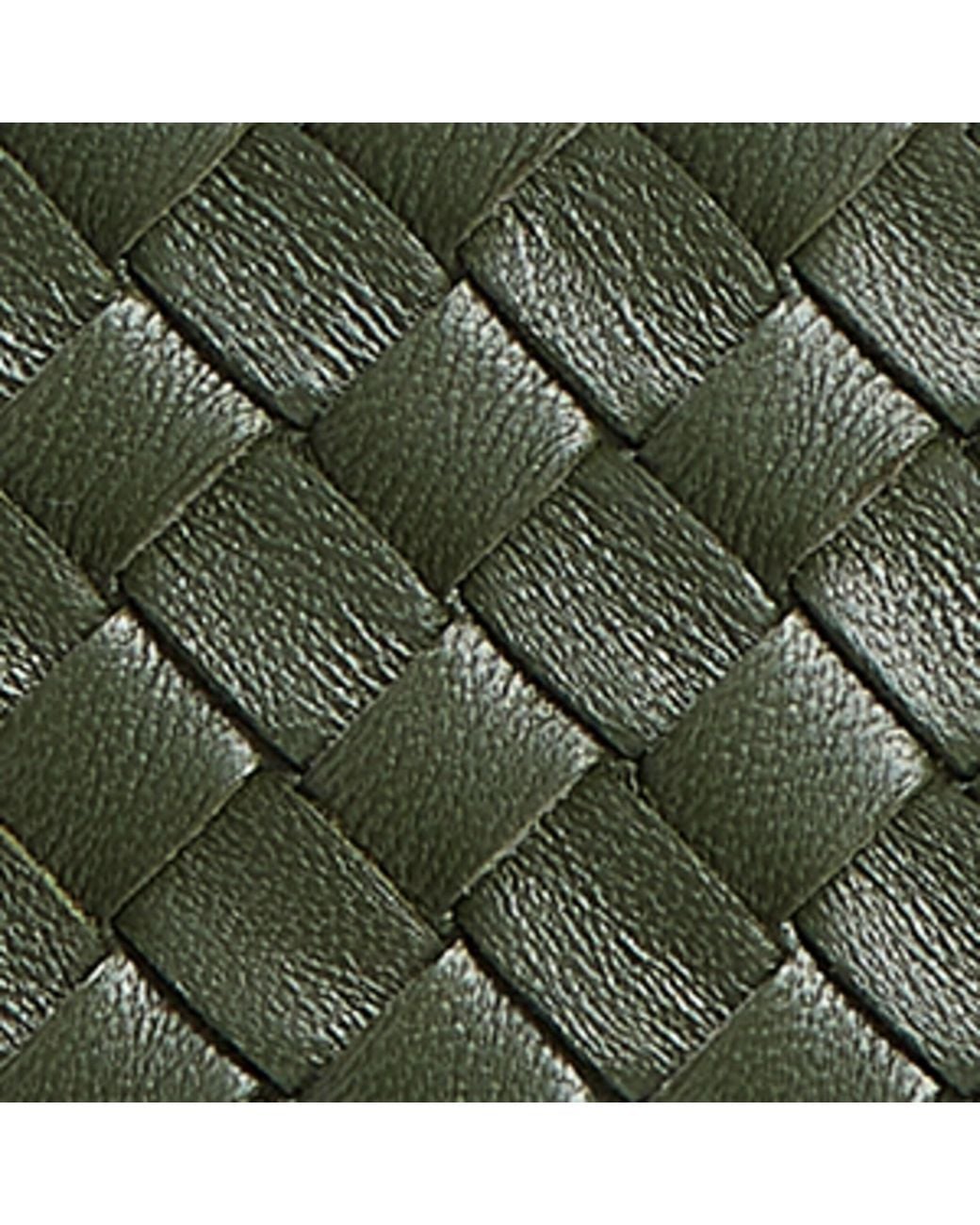 Bottega Veneta Green Small Leather Nodo Pouch