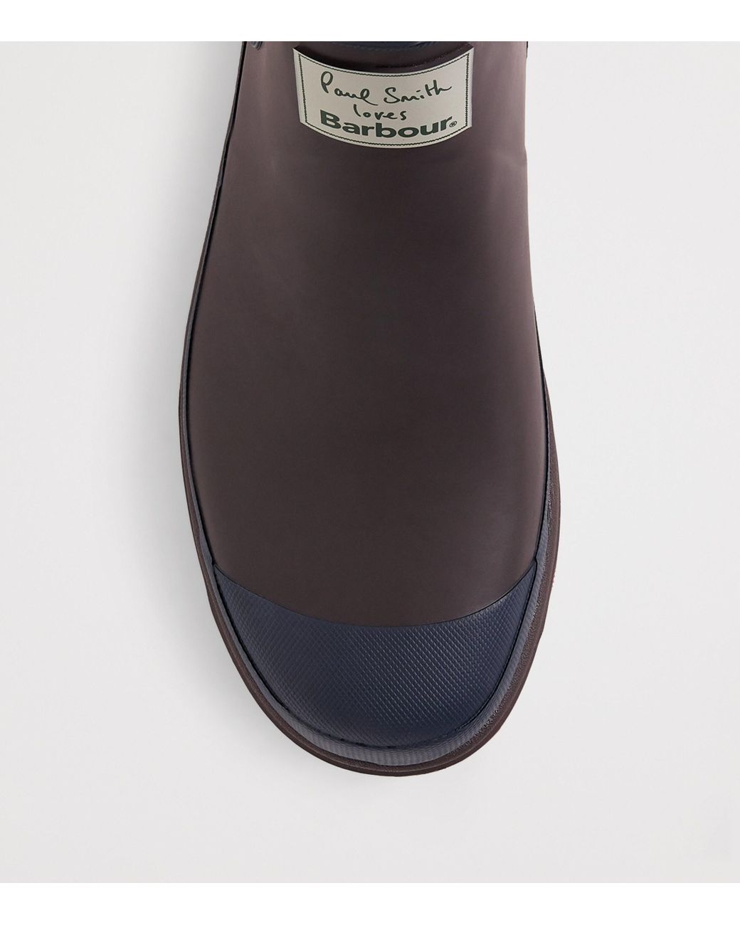 Barbour X Paul Smith Chelsea Wellington Ankle Boots in Blue for