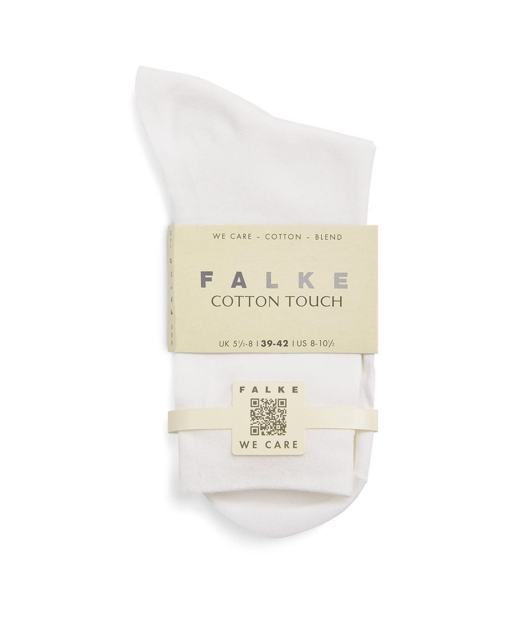 Falke White Cotton Touch Socks