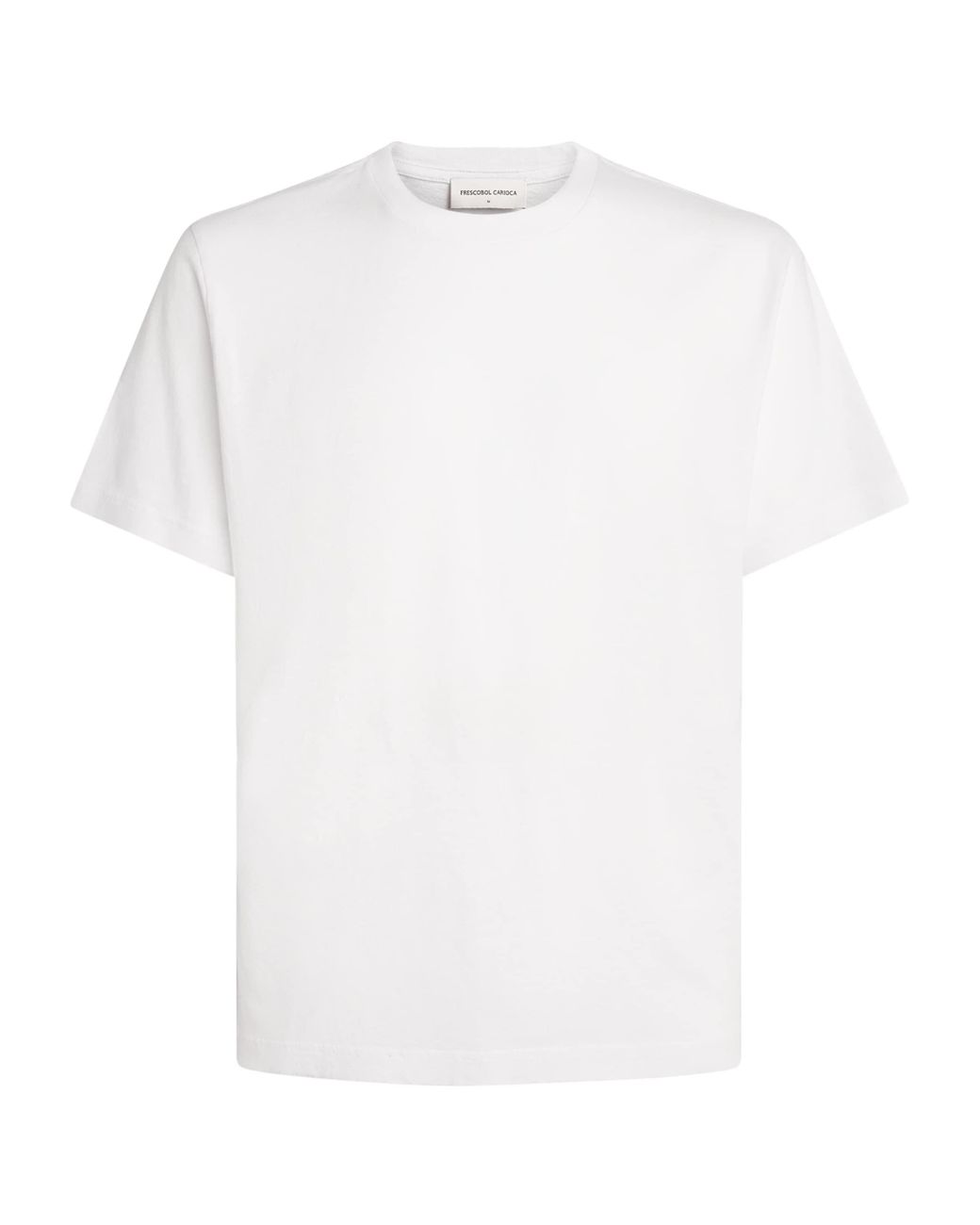 Frescobol Carioca White Cotton-Linen Dinis T-Shirt for men