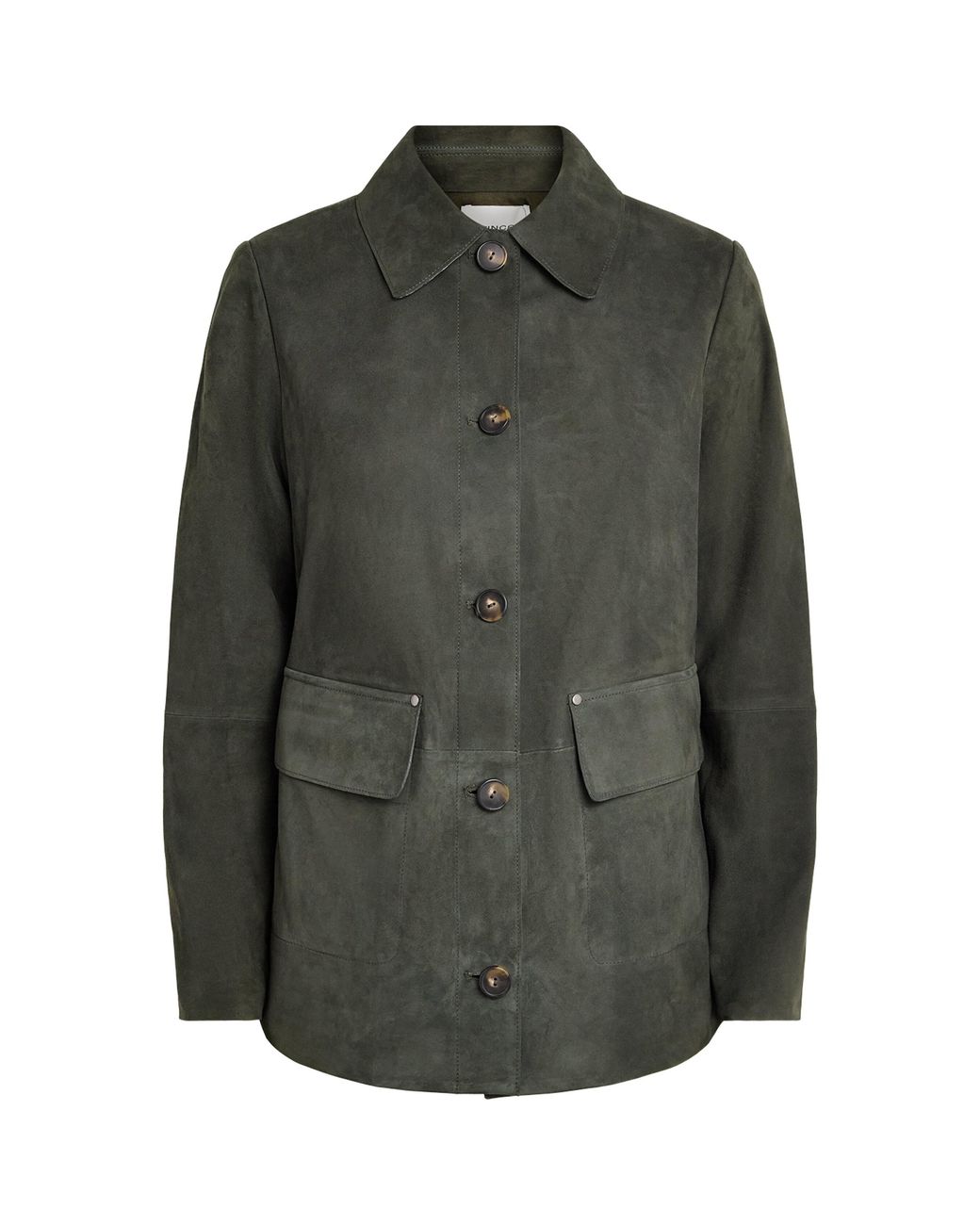 Vince Green Suede Barn Jacket