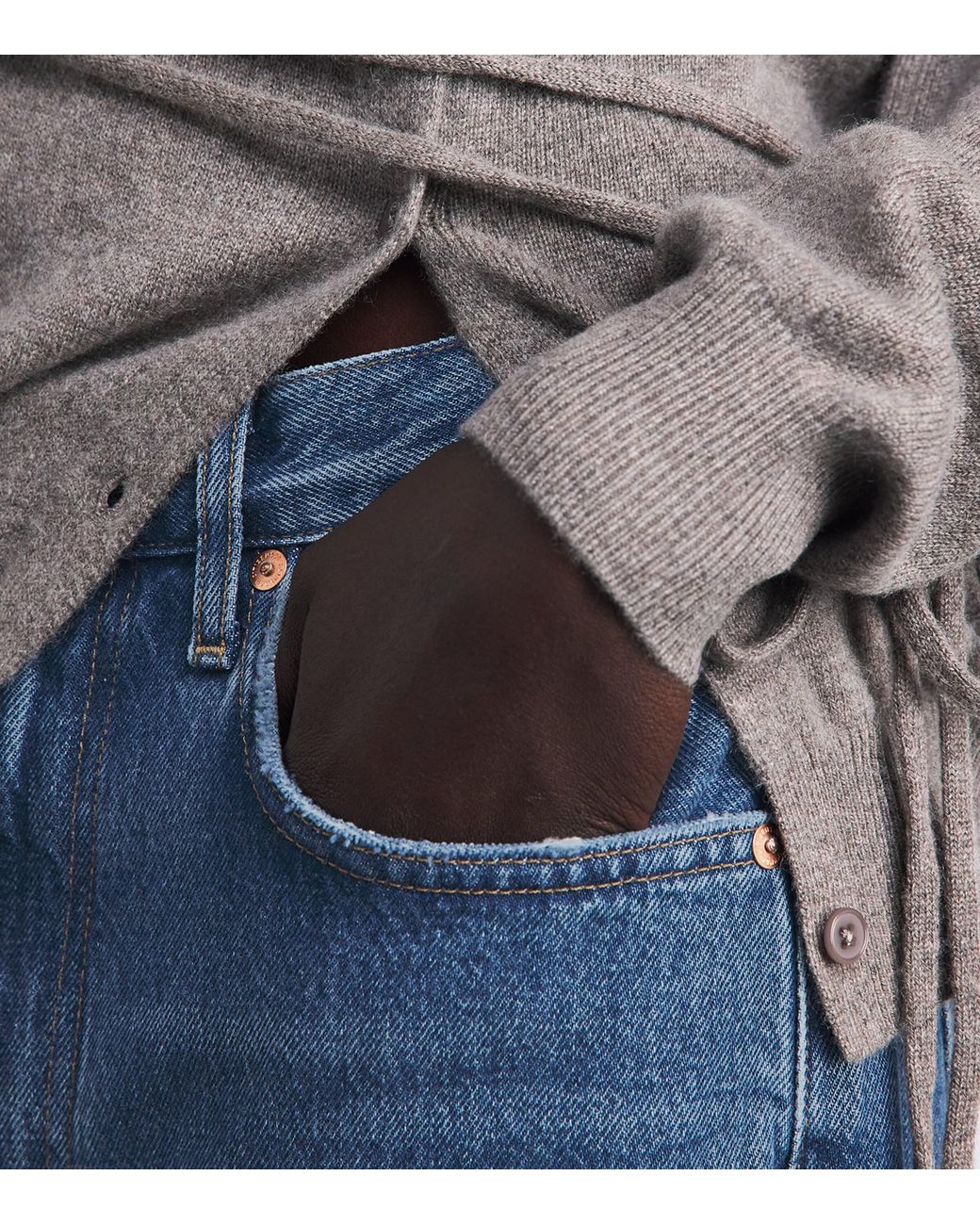 Citizens of Humanity Blue Miro Barrel-Leg Relaxed Jeans