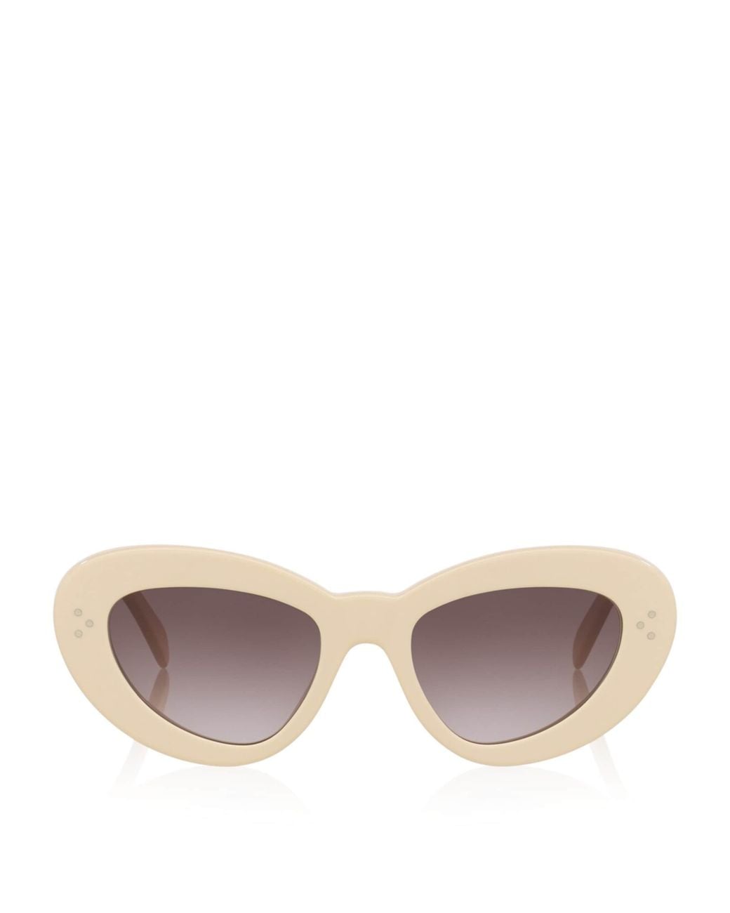 Céline Pink Oversized Cat Eye 3 Dots Sunglasses