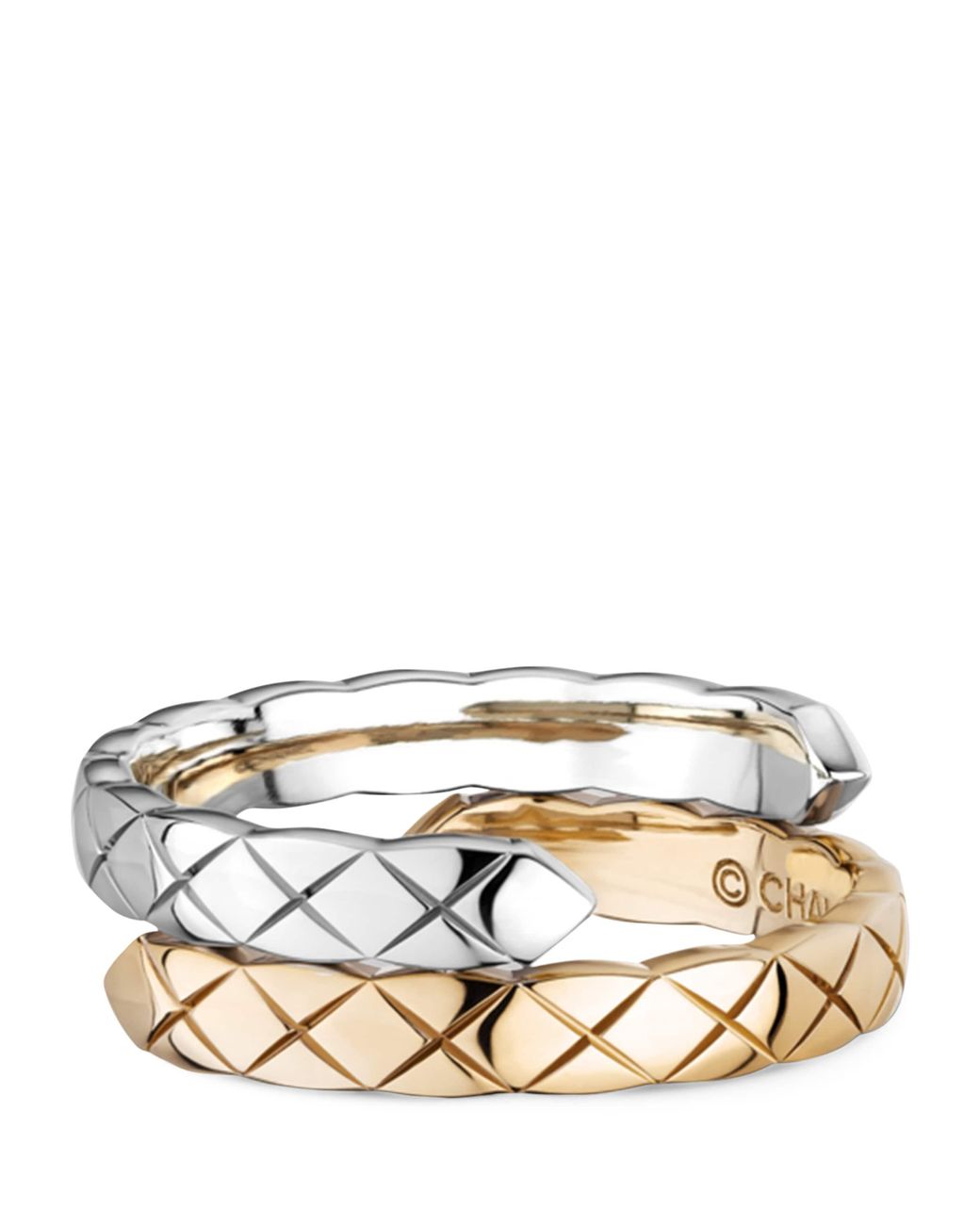 Chanel White And Diamond Coco Crush Ring