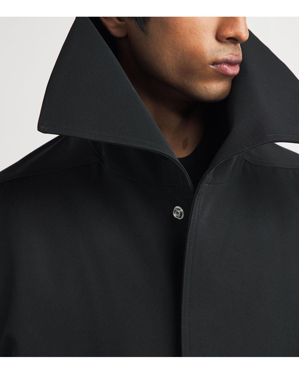Rick Owens Black Dracucollar Jacket for men