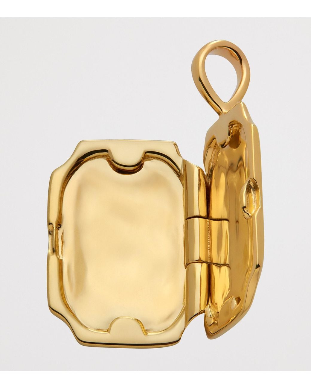 Monica Vinader Natural Vermeil Signature Locket Pendant