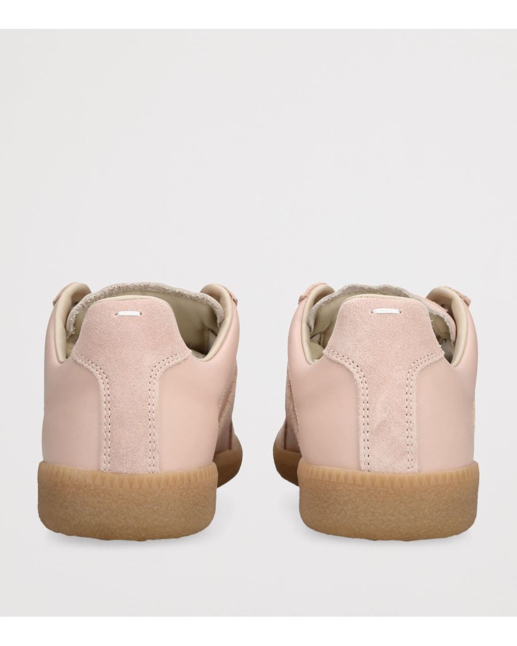 Maison Margiela Pink Leather-Suede Replica Sneakers