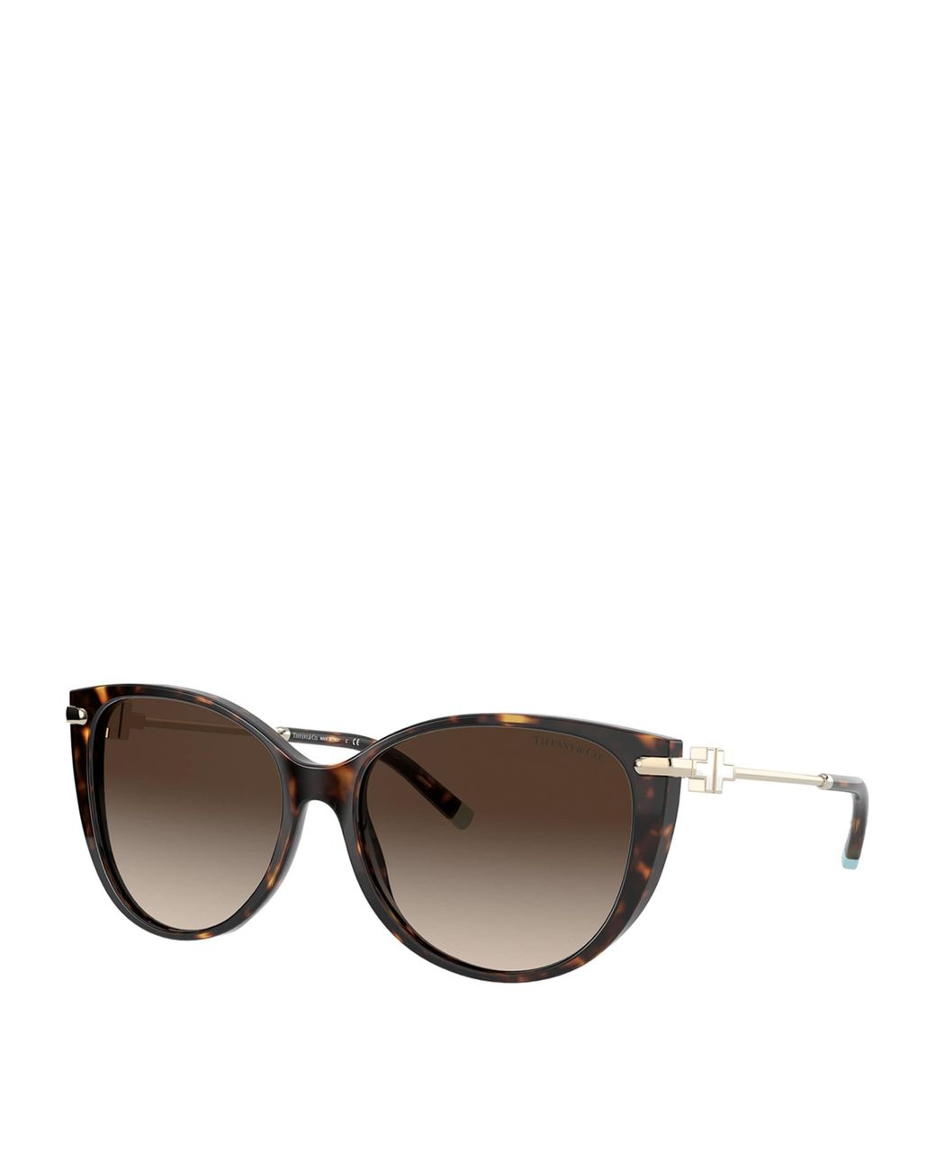 Tiffany & Co Brown Acetate Tf4178 Cat Eye Sunglasses