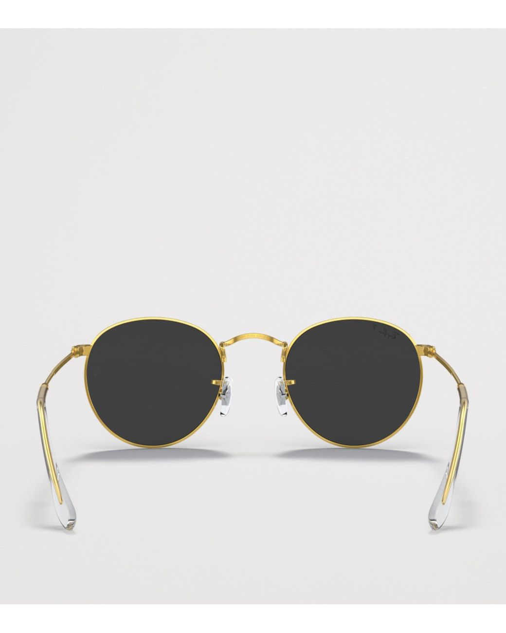 Ray-Ban Brown Rb3447 Round Metal Round Sunglasses for men