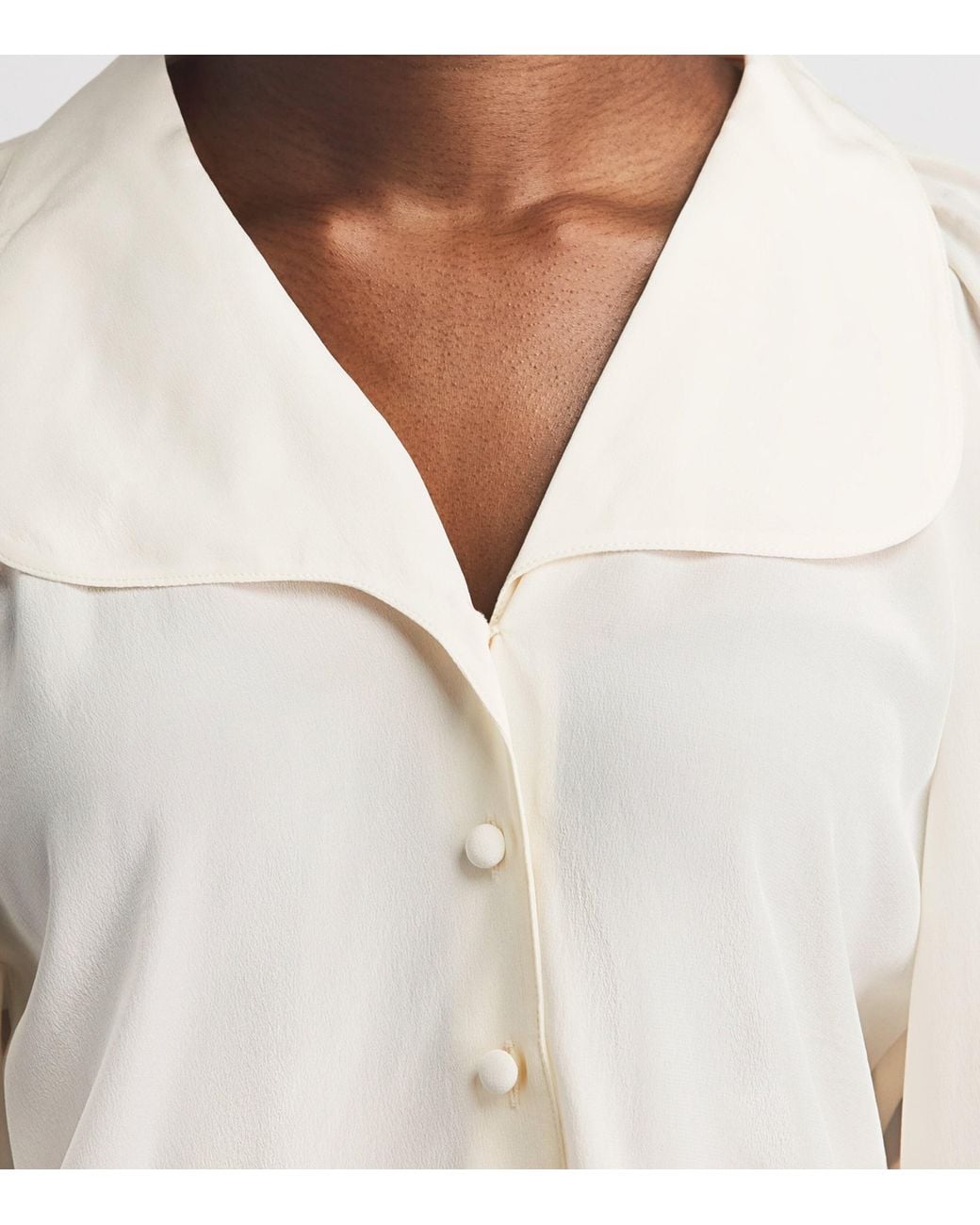 FRAME White Silk The Gala Shirt