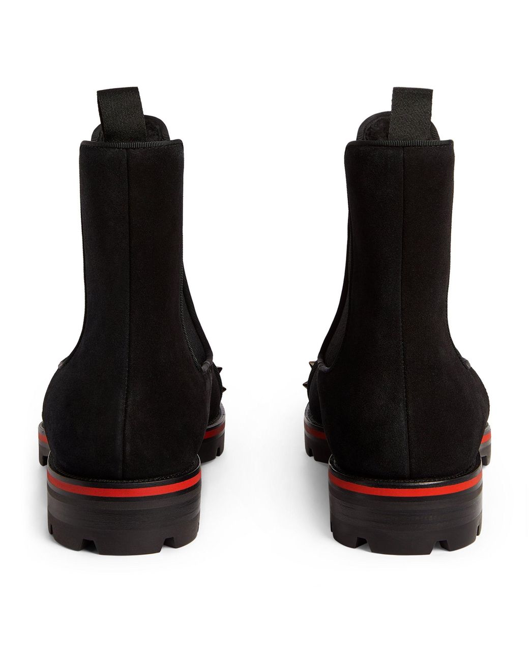 Christian Louboutin Melon Spikes Leather Ankle Boots in  display picture 3