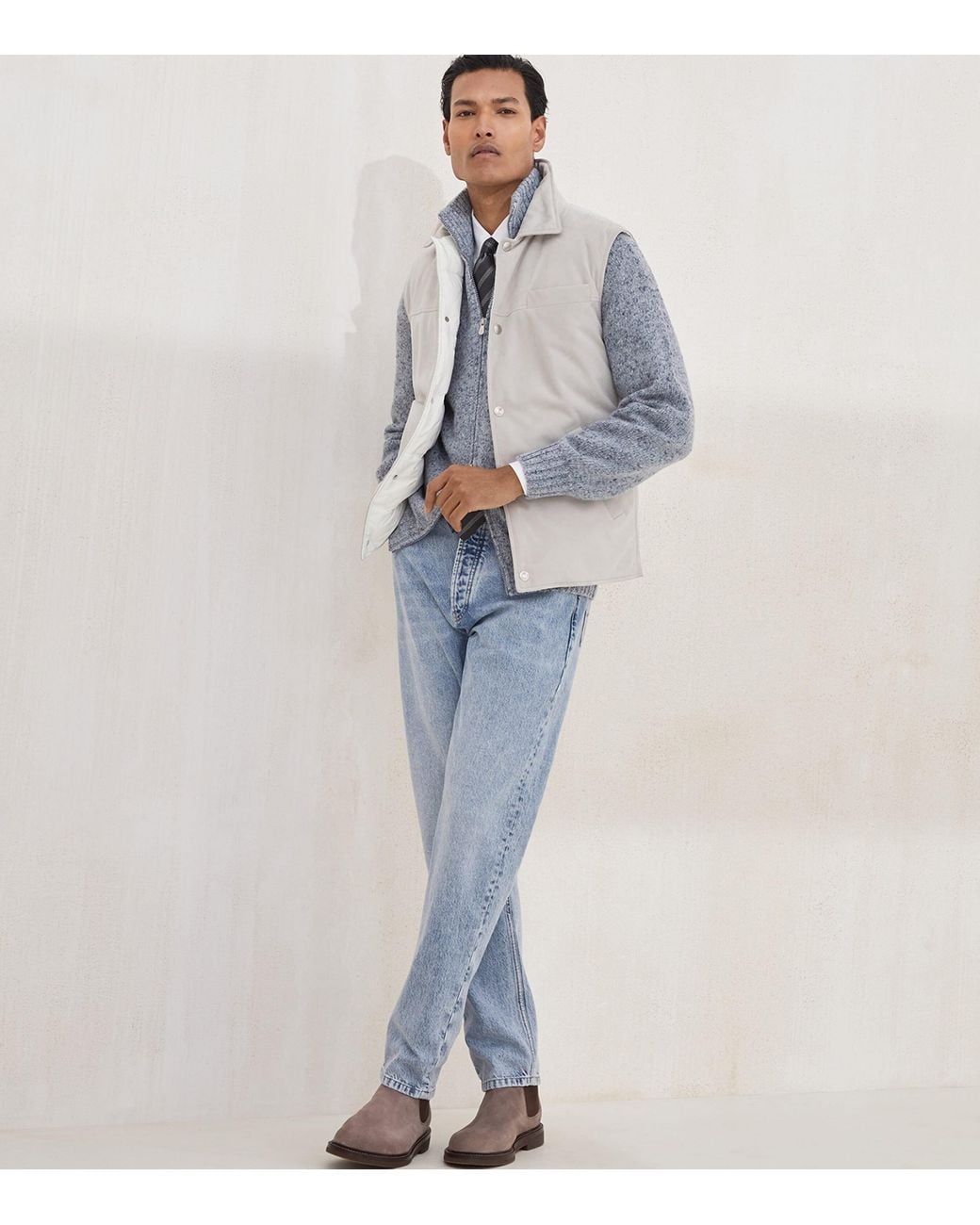 Brunello Cucinelli Blue Iconic Straight-Fit Jeans for men