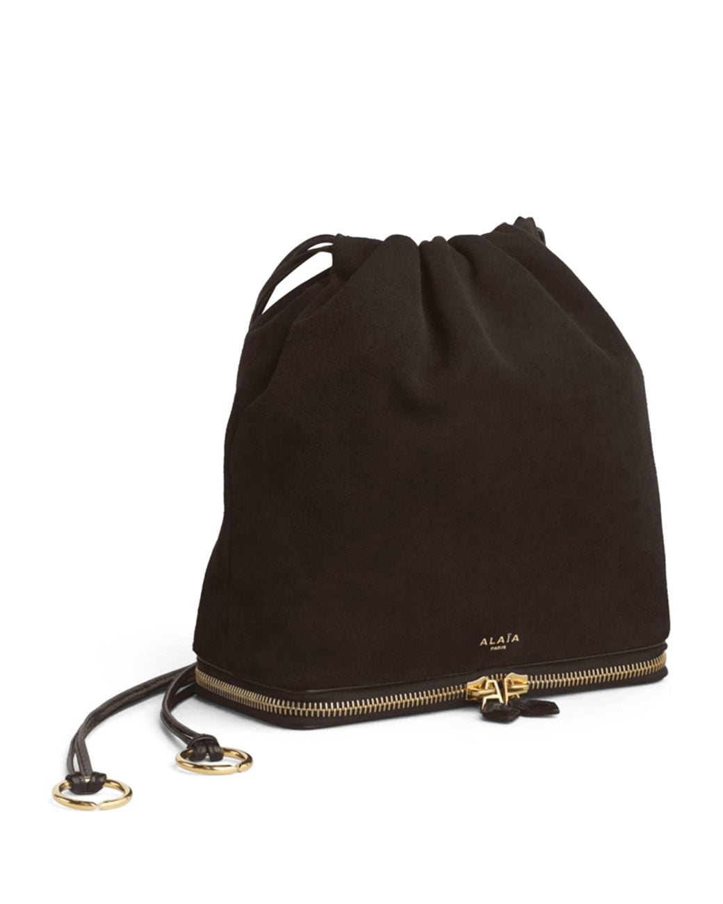 Alaïa Brown Suede Le Ponchon Cross-Body Bag