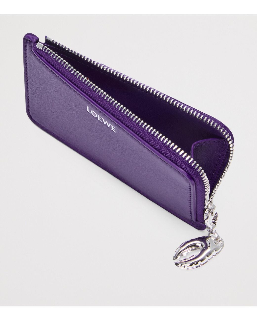 Loewe Purple X Cosima Von Bonin Lambskin Claw Card Holder