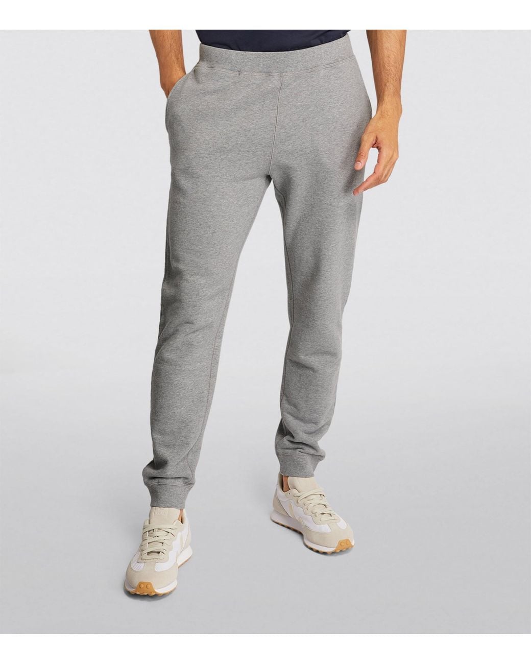 Sunspel Gray Loopback Sweatpants for men