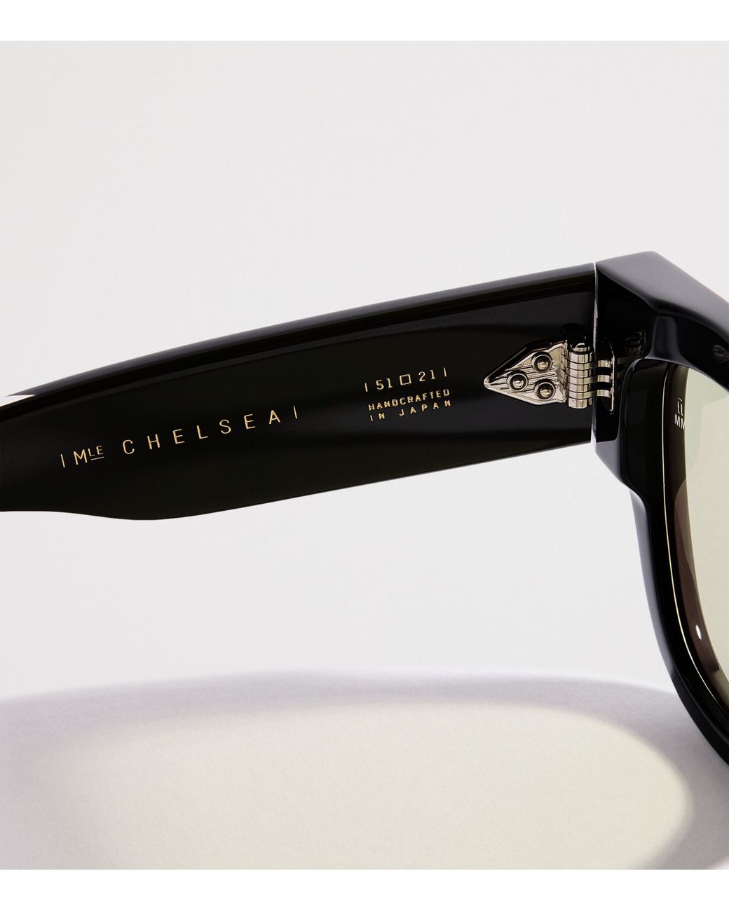 Jacques Marie Mage Black Acetate Chelsea Sunglasses for men