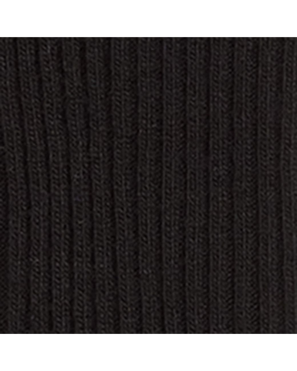 Falke Black Wool-Cashmere-Blend Cosy Boot Socks