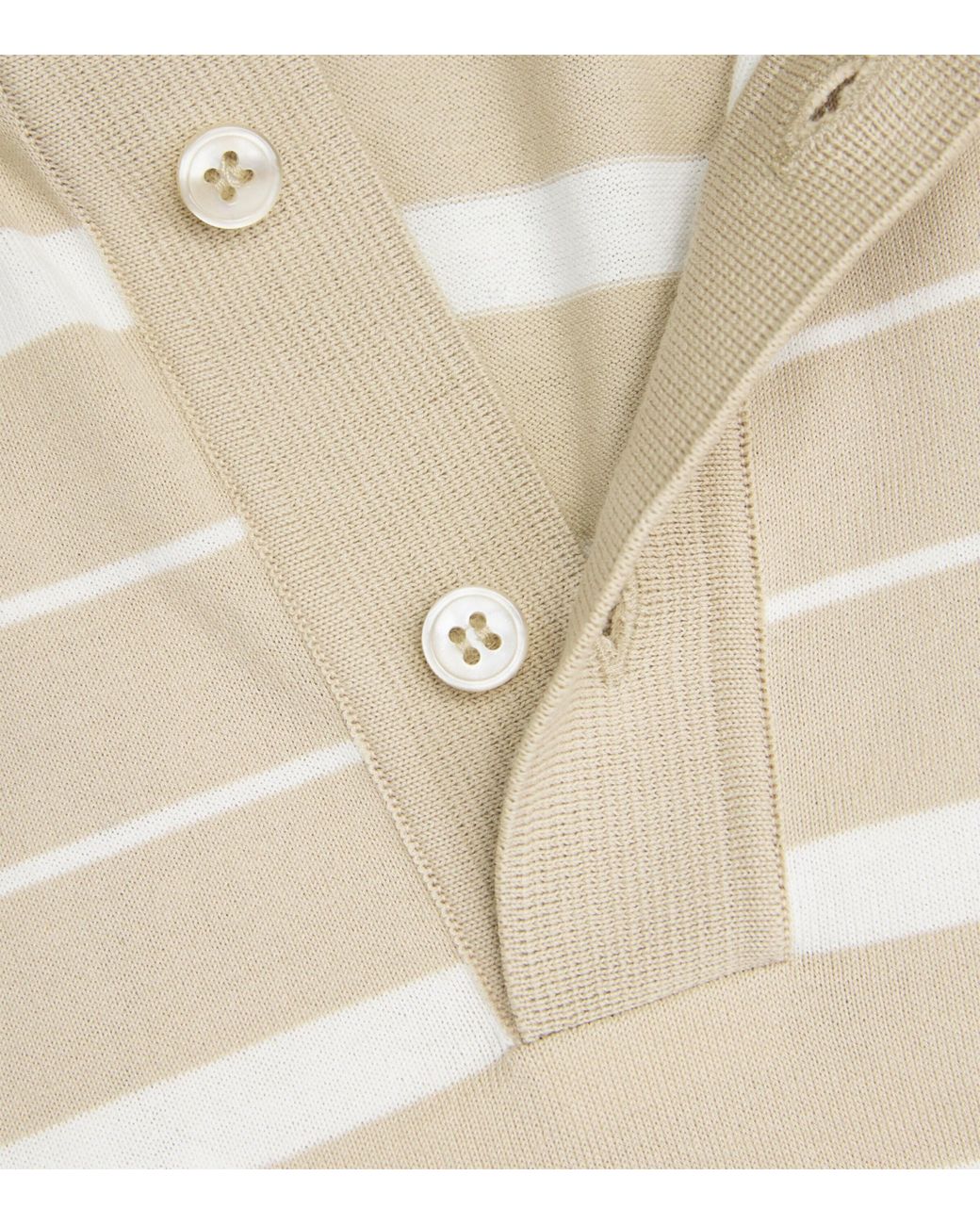 Paul & Shark Natural Cotton Striped Polo Shirt for men