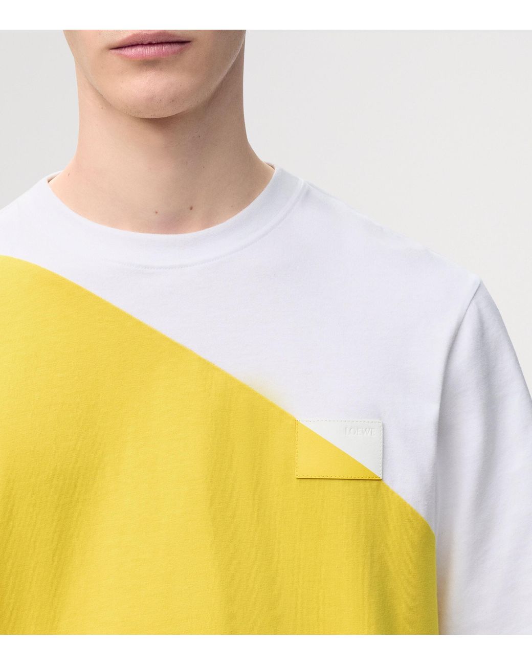 Loewe Yellow Cotton Relaxed T-Shirt for men