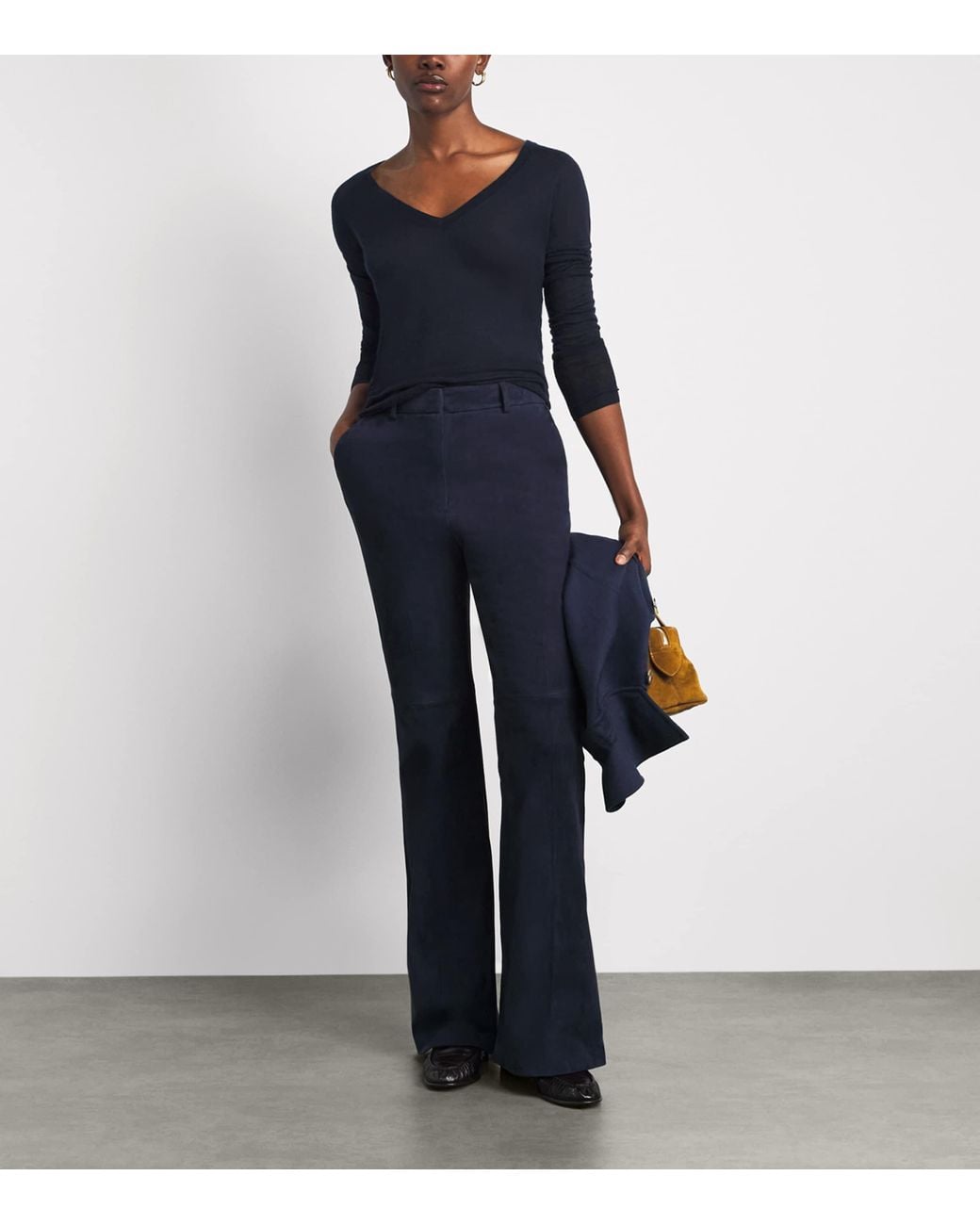 Joseph Blue Cashmere Cashair Cetus Sweater