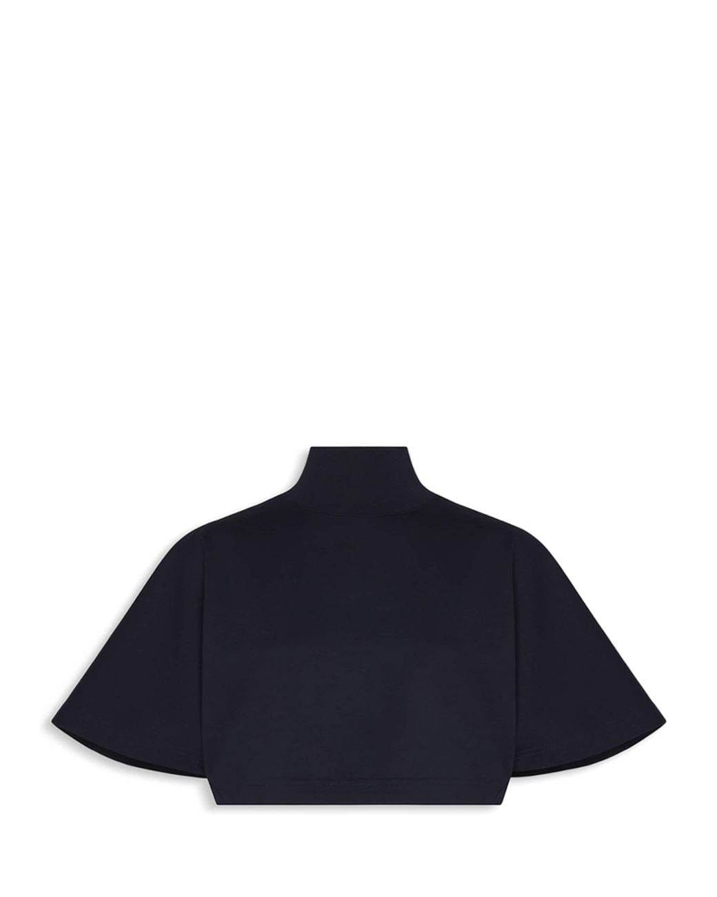 Alaïa Blue Cotton Jersey Crop Top