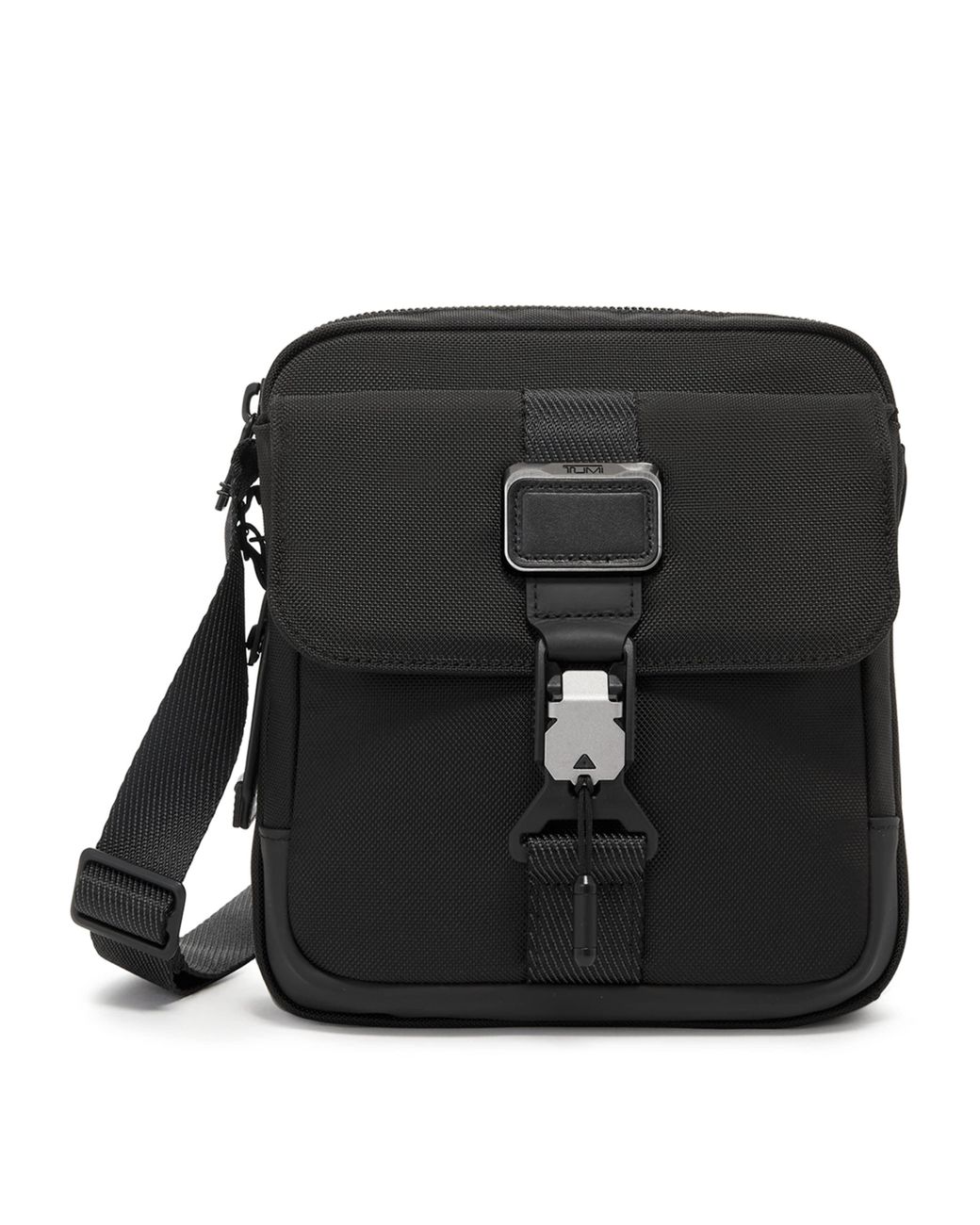 Tumi Black Alpha Bravo Day Cross-Body Bag for men