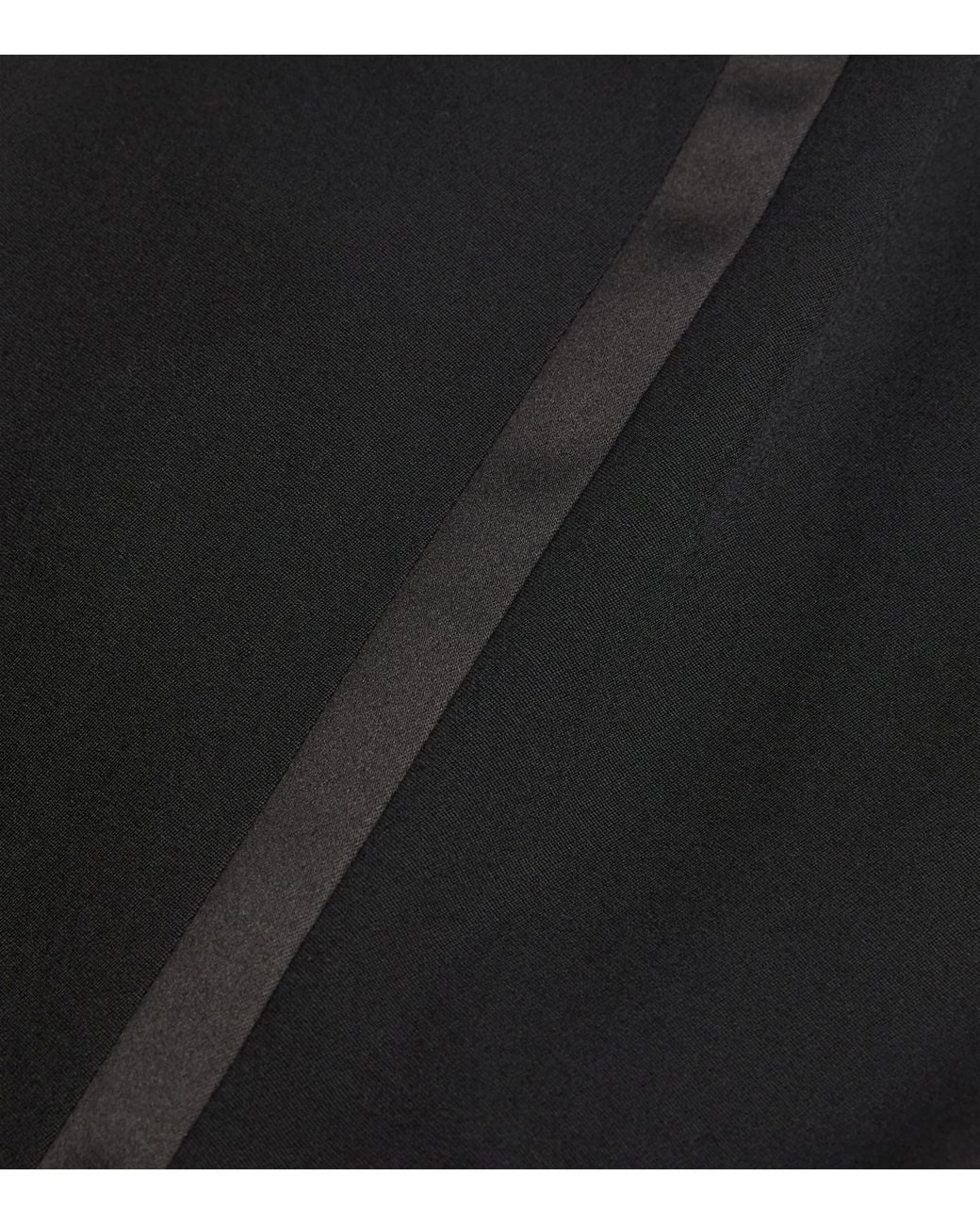 Ralph Lauren Black Wool Tuxedo Trousers for men