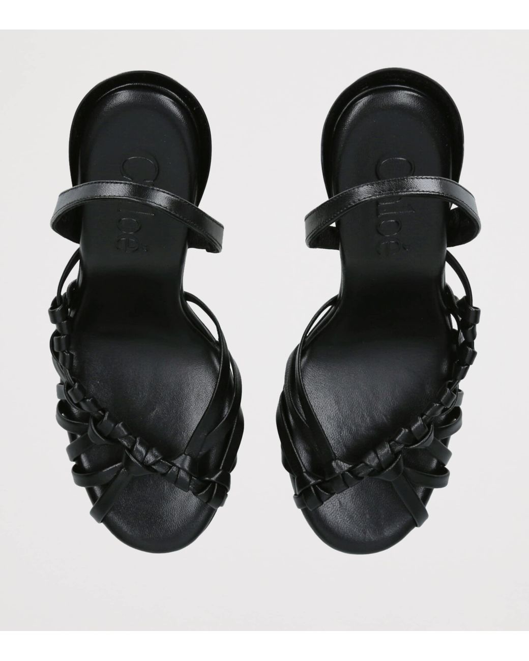 Chloé Black Leather Estra Slingback Pumps 100