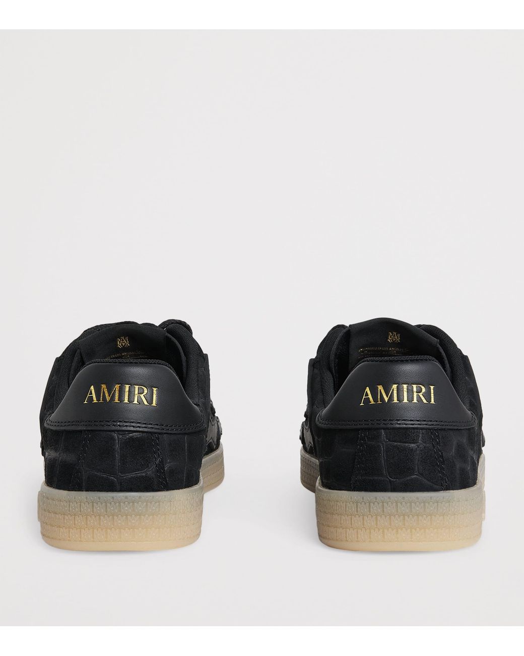 Amiri Black "Pacific Bones" Sports Shoes for men