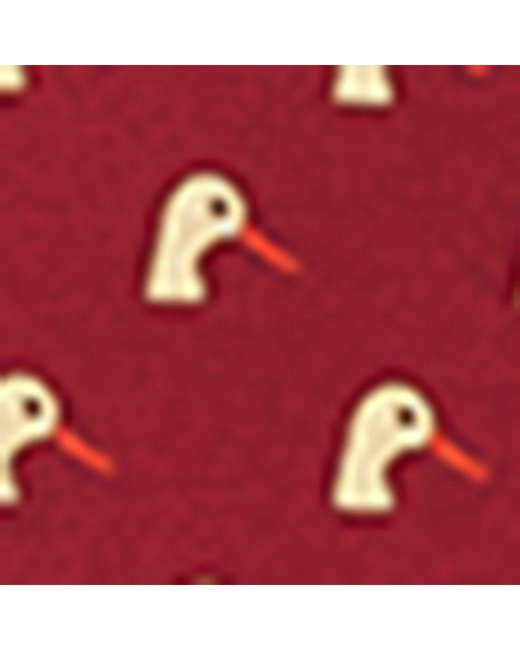 James Purdey & Sons Red Silk Dapper Duck Tie for men